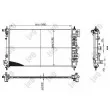 Radiateur, refroidissement du moteur ABAKUS 037-017-0106-B - Visuel 2