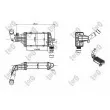 Intercooler, échangeur ABAKUS 037-018-0016 - Visuel 3