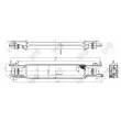 Intercooler, échangeur ABAKUS 037-018-0019 - Visuel 2
