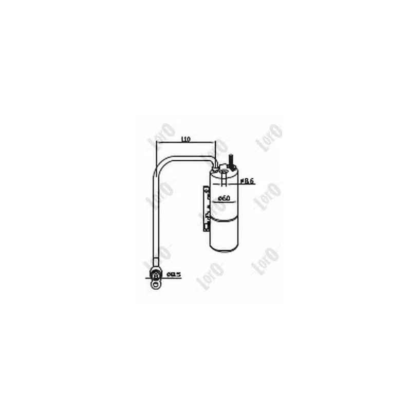 Filtre déshydratant, climatisation ABAKUS 037-021-0012