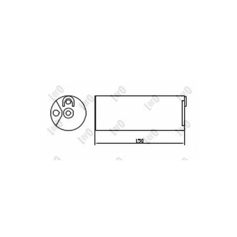 Filtre déshydratant, climatisation ABAKUS 037-021-0013