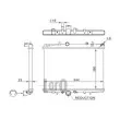 Radiateur, refroidissement du moteur ABAKUS 038-017-0002 - Visuel 2