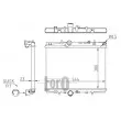 Radiateur, refroidissement du moteur ABAKUS 038-017-0028 - Visuel 3