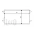 Condenseur, climatisation ABAKUS 042-016-0013 - Visuel 3