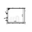 Radiateur, refroidissement du moteur ABAKUS 042-017-0001 - Visuel 3