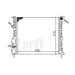 Radiateur, refroidissement du moteur ABAKUS 042-017-0003 - Visuel 3