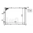 Radiateur, refroidissement du moteur ABAKUS 042-017-0007 - Visuel 2