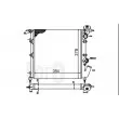 Radiateur, refroidissement du moteur ABAKUS 042-017-0016 - Visuel 3