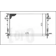 Radiateur, refroidissement du moteur ABAKUS 042-017-0026 - Visuel 3