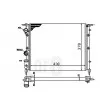 Radiateur, refroidissement du moteur ABAKUS 042-017-0035 - Visuel 3