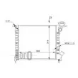 Radiateur, refroidissement du moteur ABAKUS 042-017-0040 - Visuel 3