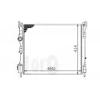 Radiateur, refroidissement du moteur ABAKUS 042-017-0042 - Visuel 3