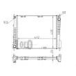 Radiateur, refroidissement du moteur ABAKUS 042-017-0048-B - Visuel 3
