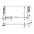 Radiateur, refroidissement du moteur ABAKUS 042-017-0052 - Visuel 3