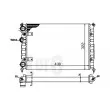 Radiateur, refroidissement du moteur ABAKUS 046-017-0002 - Visuel 3