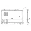 Radiateur, refroidissement du moteur ABAKUS 049-017-0003-B - Visuel 3