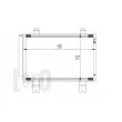 Condenseur, climatisation ABAKUS 050-016-0002 - Visuel 3