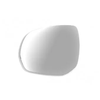 Verre de rétroviseur, rétroviseur extérieur ABAKUS 0507G01