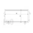 Condenseur, climatisation ABAKUS 051-016-0014 - Visuel 3