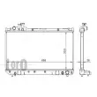 Radiateur, refroidissement du moteur ABAKUS 051-017-0015-B - Visuel 1