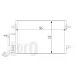 Condenseur, climatisation ABAKUS 053-016-0014 - Visuel 2
