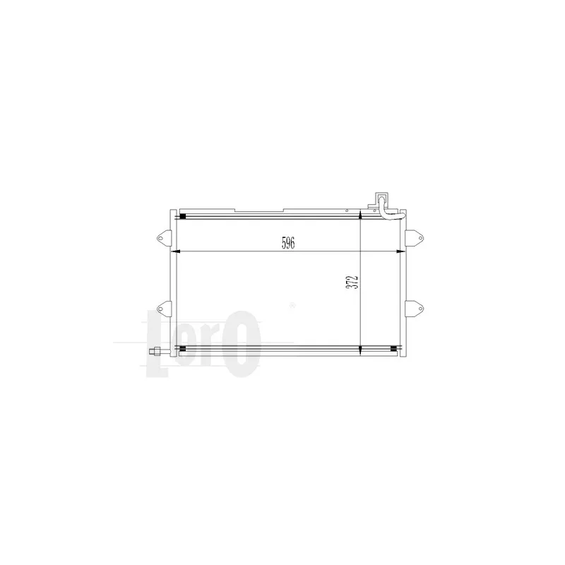 Condenseur, climatisation ABAKUS 053-016-0020