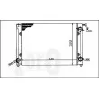 Radiateur, refroidissement du moteur ABAKUS 053-017-0003 - Visuel 3