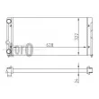 Radiateur, refroidissement du moteur ABAKUS 053-017-0025 - Visuel 3