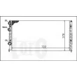 Radiateur, refroidissement du moteur ABAKUS 053-017-0032 - Visuel 3