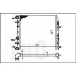 Radiateur, refroidissement du moteur ABAKUS 053-017-0039 - Visuel 3