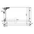 Radiateur, refroidissement du moteur ABAKUS 053-017-0043 - Visuel 3