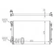 Radiateur, refroidissement du moteur ABAKUS 053-017-0044 - Visuel 3
