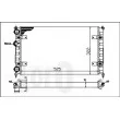 Radiateur, refroidissement du moteur ABAKUS 053-017-0051 - Visuel 3