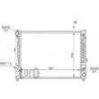 Radiateur, refroidissement du moteur ABAKUS 053-017-0052 - Visuel 3