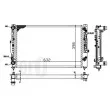 Radiateur, refroidissement du moteur ABAKUS 053-017-0053 - Visuel 3