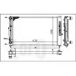 Radiateur, refroidissement du moteur ABAKUS 053-017-0056 - Visuel 3