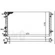 Radiateur, refroidissement du moteur ABAKUS 053-017-0066 - Visuel 2