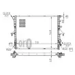 Radiateur, refroidissement du moteur ABAKUS 053-017-0071-B - Visuel 3