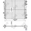 Radiateur, refroidissement du moteur ABAKUS 053-017-0076 - Visuel 3