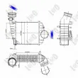 Intercooler, échangeur ABAKUS 053-018-0017 - Visuel 1