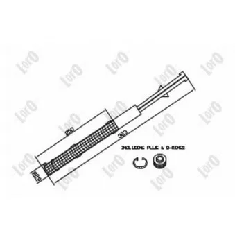 Filtre déshydratant, climatisation ABAKUS 053-021-0004
