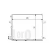 Condenseur, climatisation ABAKUS 054-016-0008 - Visuel 3