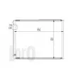 Condenseur, climatisation ABAKUS 054-016-0011 - Visuel 3