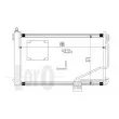 Condenseur, climatisation ABAKUS 054-016-0013 - Visuel 3