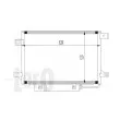 Condenseur, climatisation ABAKUS 054-016-0017 - Visuel 3