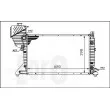 Radiateur, refroidissement du moteur ABAKUS 054-017-0008 - Visuel 3