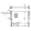 Radiateur, refroidissement du moteur ABAKUS 054-017-0012-B - Visuel 3