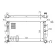 Radiateur, refroidissement du moteur ABAKUS 054-017-0035-B - Visuel 3