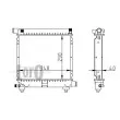 Radiateur, refroidissement du moteur ABAKUS 054-017-0040 - Visuel 3