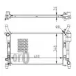 Radiateur, refroidissement du moteur ABAKUS 054-017-0051-B - Visuel 3